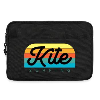 Kitesurfer Kiteboard Kitesurfing Kitesurf - Laptop bag 13" - black - Front