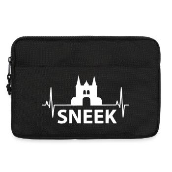Sneek Heartbeat Friesland Design - Sacoche pour ordinateur portable 13 pouces - noir - Devant
