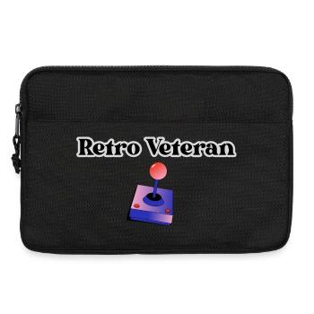 Retro_Veteran-1- - Laptoptasche 13" - Schwarz - Vorne