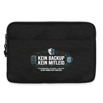 Kein Backup Kein Mitleid IT-Berater Admin - Laptoptasche 13" - Schwarz - Vorne