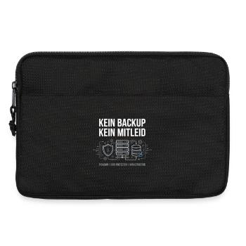 Kein Backup Kein Mitleid IT-Berater Admin - Laptoptasche 13" - Schwarz - Vorne