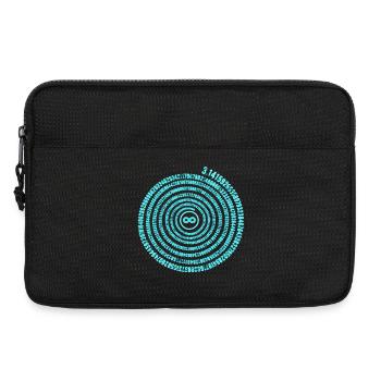 Irrationale Zahl Pi Symbol Unendlichkeit Helix - Laptoptasche 13" - Schwarz - Vorne