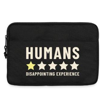 Évaluation de l’expérience décevante des humains - Sacoche pour ordinateur portable 13 pouces - noir - Devant