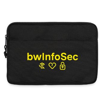 bwInfoSec - Education loves - yellow - Laptoptasche 13" - Schwarz - Vorne