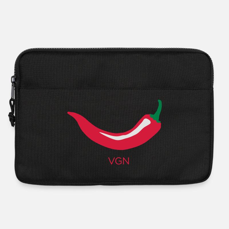 Red Chili - vegan (VGN) - Laptoptasche 13" - Schwarz