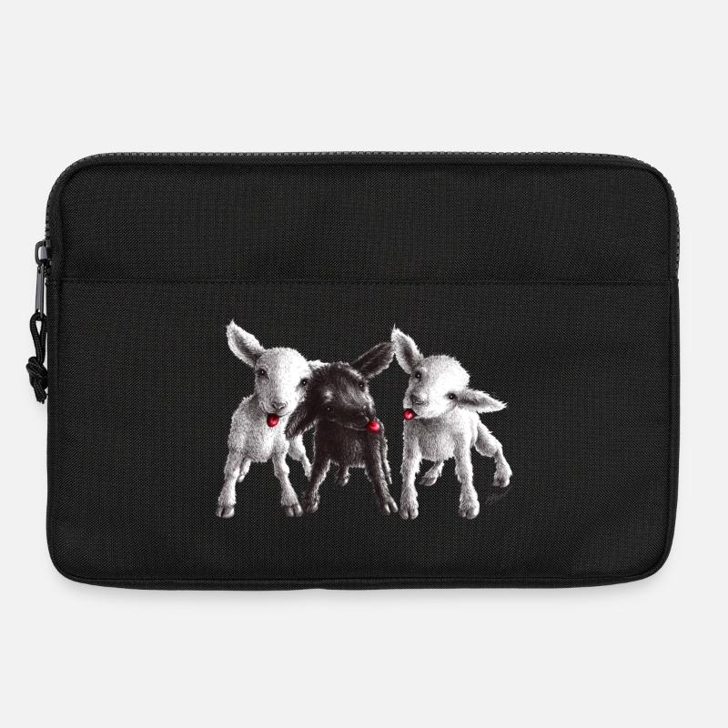 freche schafe - Laptoptasche 13" - Schwarz