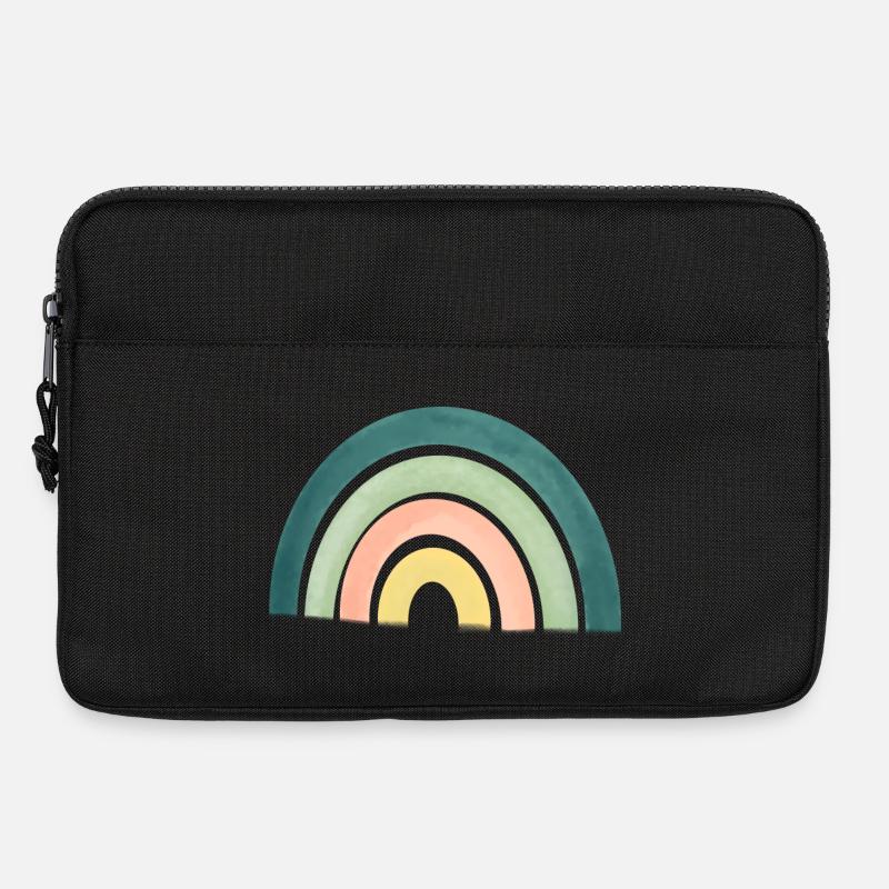 Regenbogen - Laptoptasche 13" - Schwarz