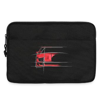 Racing Legend Cars Car Symbol Red Sportscar - Sacoche pour ordinateur portable 13 pouces - noir - Devant