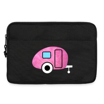 Caravane Camping hygge pink flashant Caravan Fan - Sacoche pour ordinateur portable 13 pouces - noir - Devant