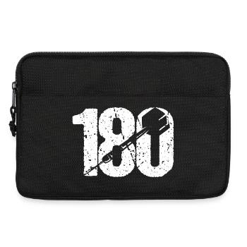DART DARTS 180 ONEHUNDREDANDEIGHTY DARTS PLAYER - Laptop bag 13" - black - Front