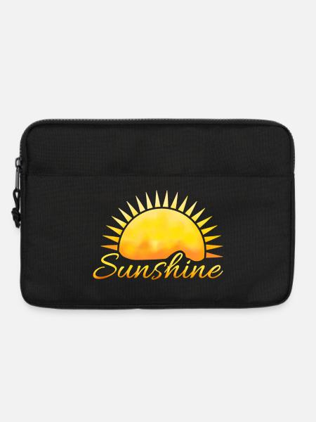 Sonnenschein - Laptoptasche 13" - Schwarz