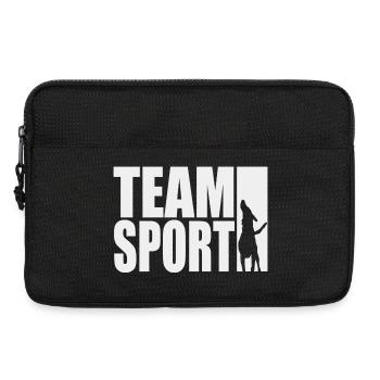 TeamSport Motif Dog Sport IGP Chemise - Sacoche pour ordinateur portable 13 pouces - noir - Devant