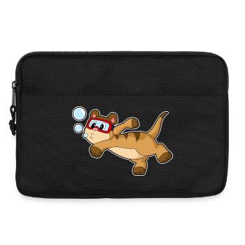 Plongeon de plongée de suricate plongeon de nage - Sacoche pour ordinateur portable 13 pouces - noir - Devant
