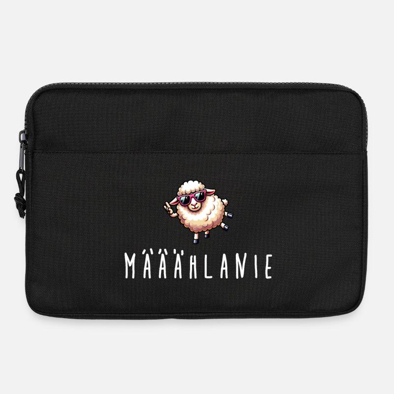 mählanie melanie schaf geschenk meli - Laptoptasche 13" - Schwarz