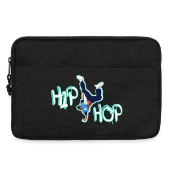 HIP HOP - Laptop bag 13" - black - Front