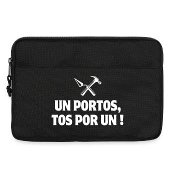 Portugal, Portugal humour, je suis Portugais - Sacoche pour ordinateur portable 13 pouces - noir - Devant