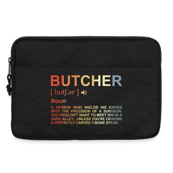 Fleischer Begriff - Laptoptasche 13" - Schwarz - Vorne