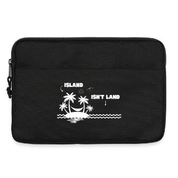 Iceland Isn't Land Water Is Not An Island Funny. - Laptop bag 13" - black - Front