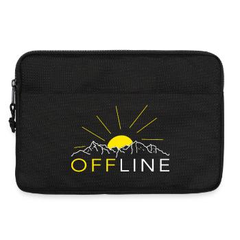 Offline Mountains Hiking Trekking Sports Mountaineering - Laptop bag 13" - black - Front