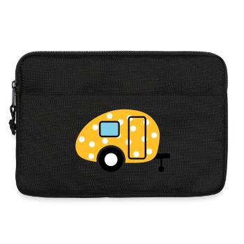 Caravane Camping Points Caravane de Pâques Vintage - Sacoche pour ordinateur portable 13 pouces - noir - Devant