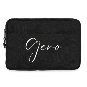 T-shirt Cadeau pour hommes avec le nom Gero - Sacoche pour ordinateur portable 13 pouces - noir - Devant