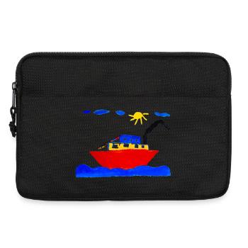 Holiday steamer - Laptop bag 13" - black - Front