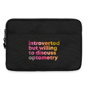 Optometrie - Laptoptasche 13" - Schwarz - Vorne