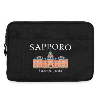 Sapporo, Hokkaido, Japan, Old Office Building - Laptop bag 13" - black - Front