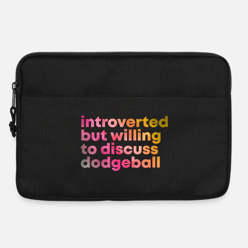 Dodgeball - Laptop bag 13" - black