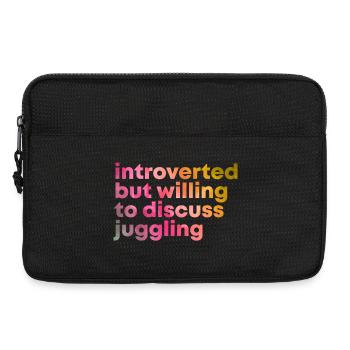 Jongleur - Laptoptasche 13" - Schwarz - Vorne