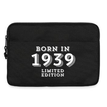 85 years, year of birth, date of birth - Laptop bag 13" - black - Front