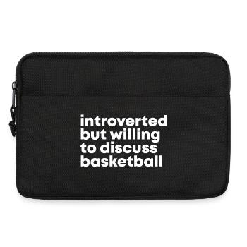 Basketball - Laptoptasche 13" - Schwarz - Vorne