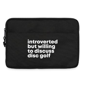 Discgolf - Laptoptasche 13" - Schwarz - Vorne