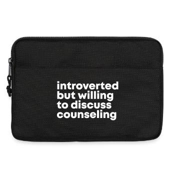 Counselor - Laptop bag 13" - black - Front