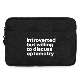 Optometrie - Laptoptasche 13" - Schwarz - Vorne