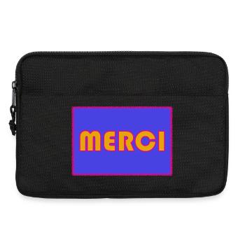 MISTRESS. MASTER. THANK YOU. THANK YOU MISTRESS. GIFT. - Laptop bag 13" - black - Front