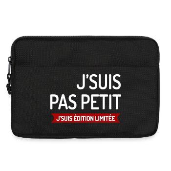 T SHIRT J'SUIS PAS PETIT J'SUIS ÉDITION LIMITÉE  - Sacoche pour ordinateur portable 13 pouces - noir - Devant