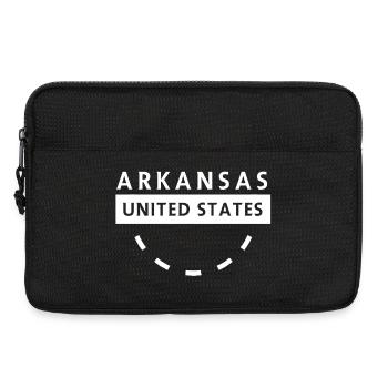 Arkansas State Pride Emblem USA - Laptoptasche 13" - Schwarz - Vorne