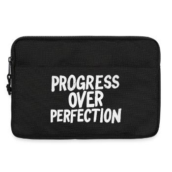 Fortschritt statt Perfektion Zurück zur Schule Leh - Laptoptasche 13" - Schwarz - Vorne