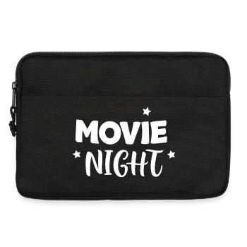 Kinoabend Fette Buchstaben - Laptoptasche 13" - Schwarz - Vorne