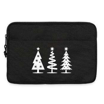 Christmas Trees - Laptop bag 13" - black - Front