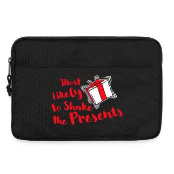 Most Likely to Shake the Presents Weihnachten Spaß - Laptoptasche 13" - Schwarz - Vorne