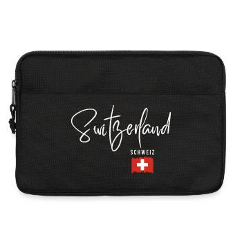 Schweizer Wurzeln, ich liebe die Schweiz - Laptoptasche 13" - Schwarz - Vorne
