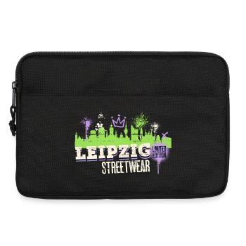 Leipzig Skyline City Germany Graffiti Art - Laptop bag 13" - black - Front