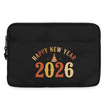 Feiert die schöne Silvesterparty 2026 - Laptoptasche 13" - Schwarz - Vorne