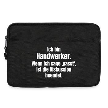 I'm a craftsman – Fits, discussion ended - Laptop bag 13" - black - Front