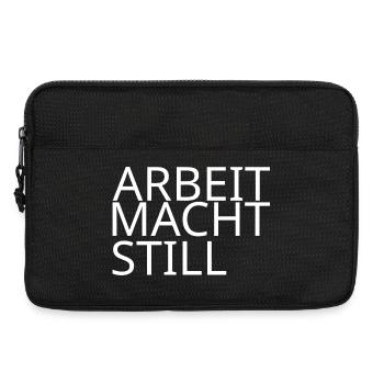 Le travail vous immobilise – Chemise de travail - Sacoche pour ordinateur portable 13 pouces - noir - Devant
