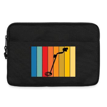 Vintage_Sondeln_T shirt_Design - Sacoche pour ordinateur portable 13 pouces - noir - Devant