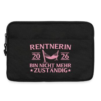 Rentnerin 2026 Ruhestand Abschied Kollegin - Laptoptasche 13" - Schwarz - Vorne