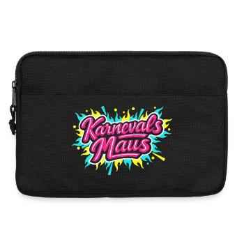 Karnevalsmaus Lustig Süß Party Geschenk - Laptoptasche 13" - Schwarz - Vorne